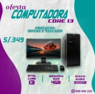 Computadora Core I3 en descuento